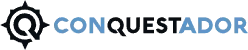 conquestedor black logo image